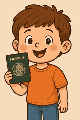 Pasaporte mexicano para menores de edad